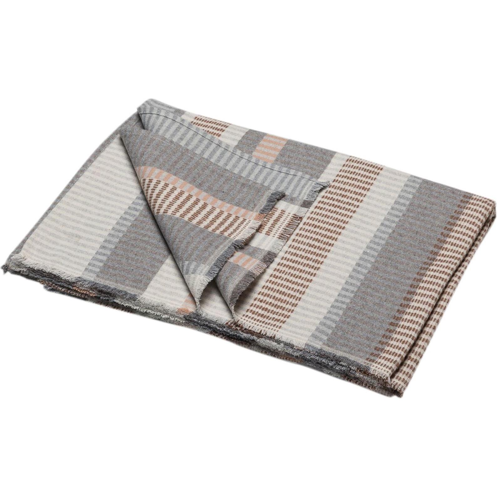 Thumbnail - David Fussenegger, Decke, Decke Lima Multicolor 140 x 200 cm, rauchfarben (140 x 200 cm)