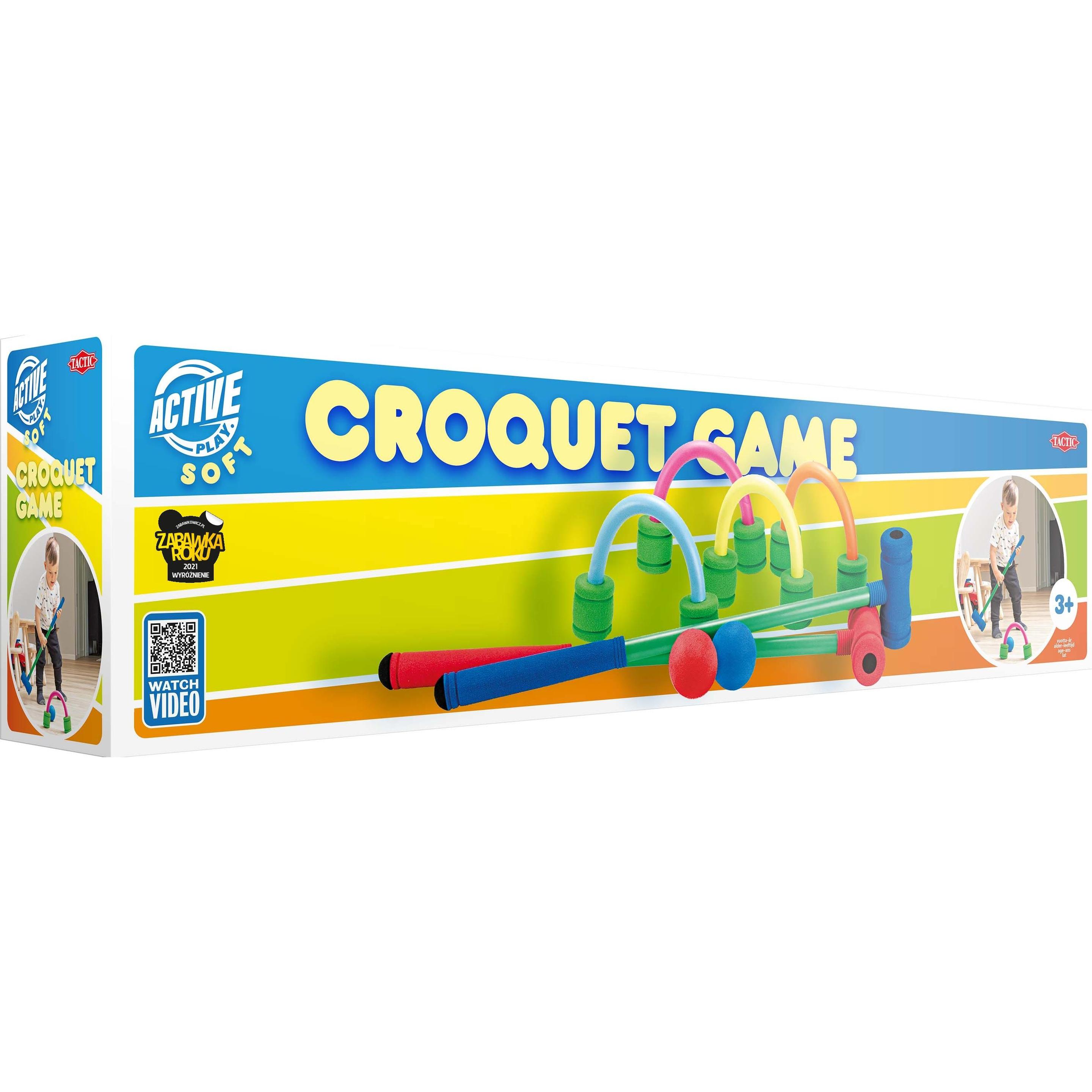 Selecta Spielzeug Set da croquet morbido