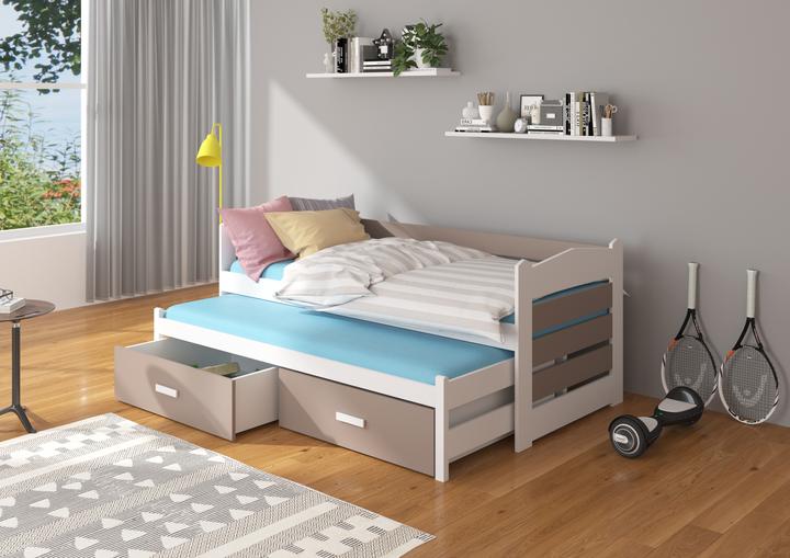 Actual product image ADRK Furniture Double bed with mattresses TIARRO 180x80 (180 x 80 cm)