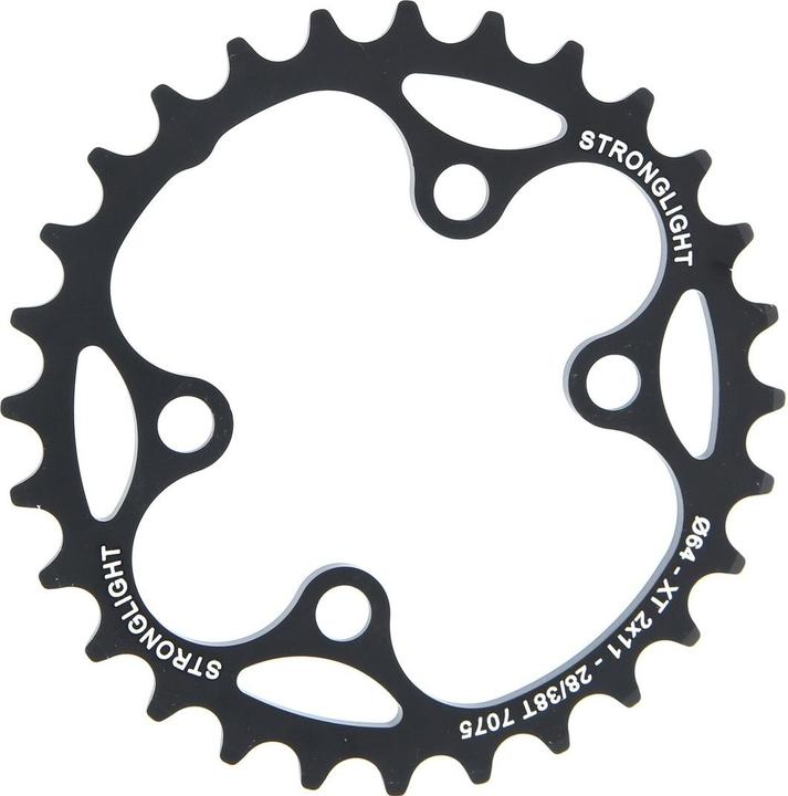 Actual product image Stronglight MTB Shimano 2x11 chainring for XT FC-M8000/SLX inside (28)