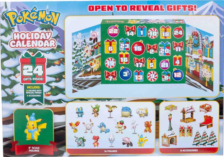 Actual product image Pokémon Advent calendar 24