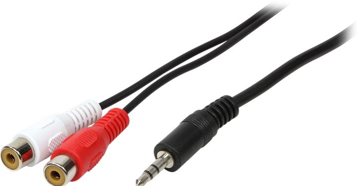 Actual product image LogiLink CA Connection cable (5 m, Cinch, 3.5mm jack (AUX))