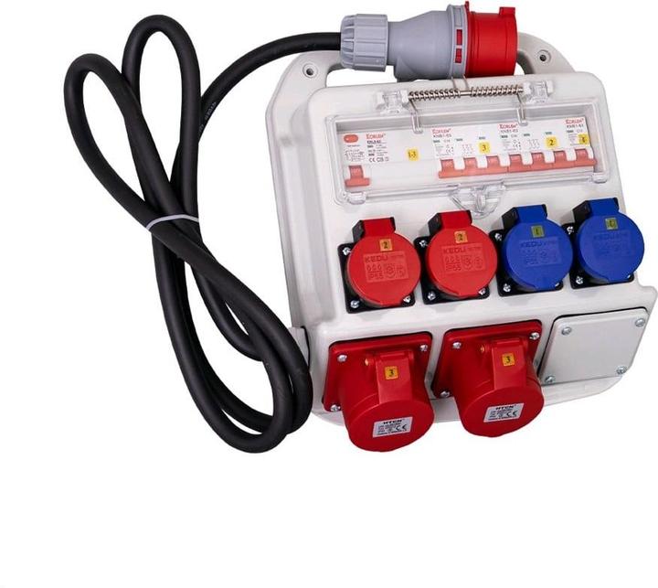Image du produit Ekström Distribution d'électricité sur les chantiers (6 x, Type 13, CEE 16/5, Type 25)