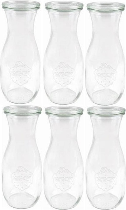 Actual product image Weck Juice bottle 530ml RR60 with lid (0.53 l)