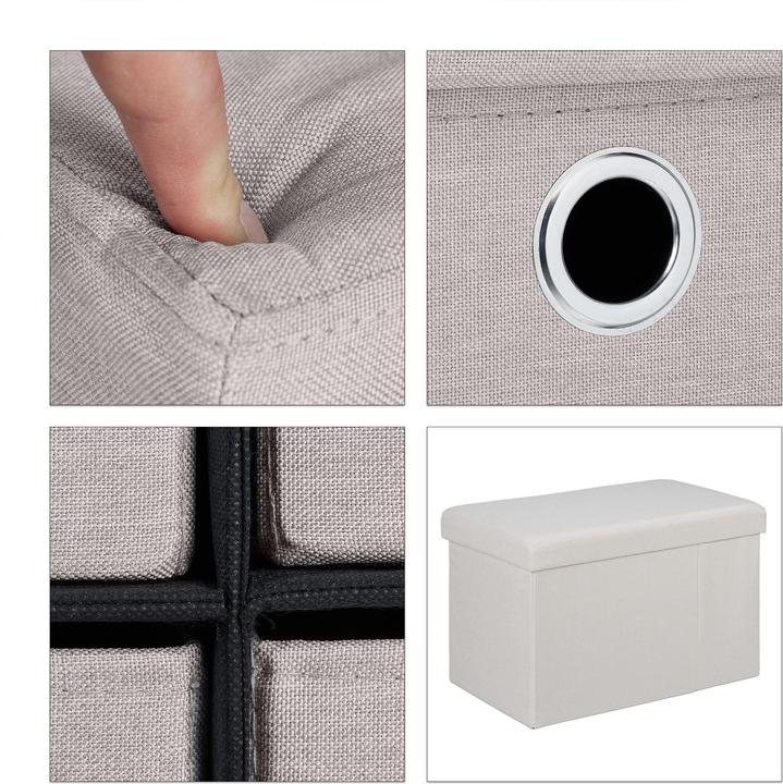 Actual product image Relaxdays bench (60 cm)