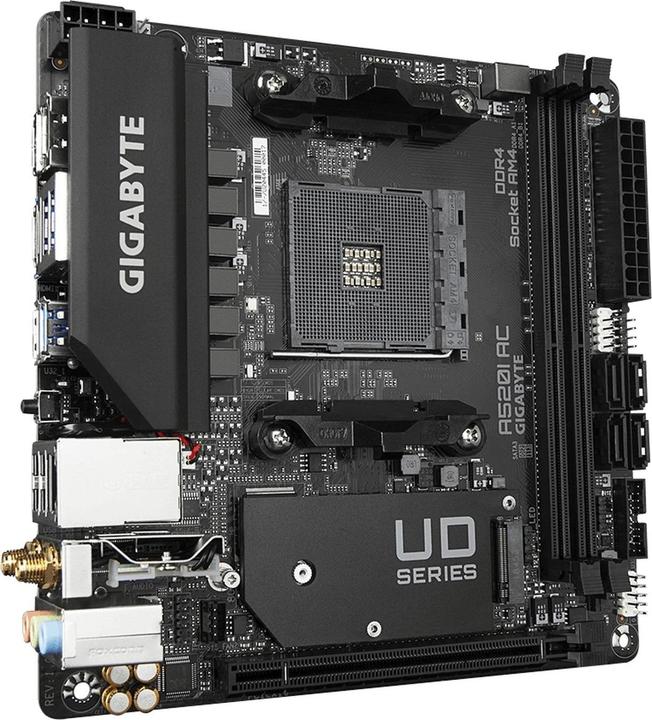 Productafbeelding Gigabyte MB A520I (AM4, AMD A520, Mini-ITX)