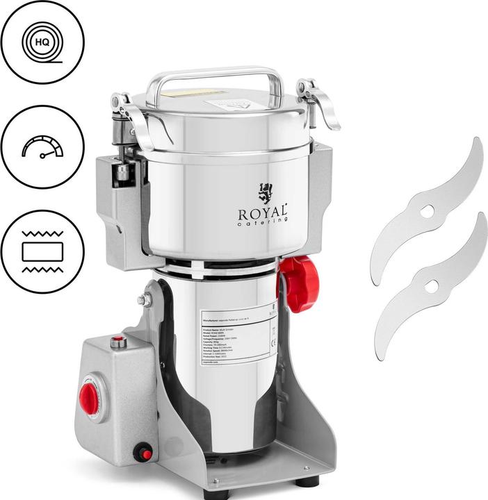 Produktbild Royal Catering Gewürzmühle (Pfeffer, Chili, Kräuter, Diverse Gewürze, Salz, Meersalz)