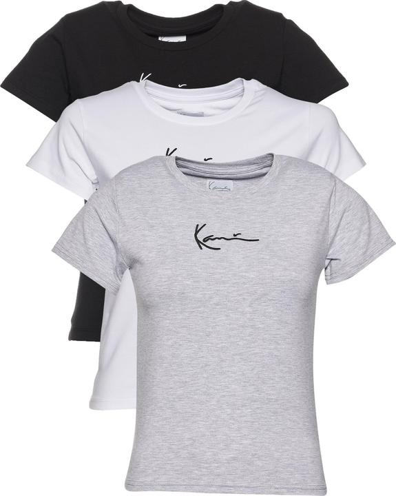 Actual product image Karl Kani KW234-057-4 Small Signature 3-Pack Essential Tight Tee - 126907 (S)