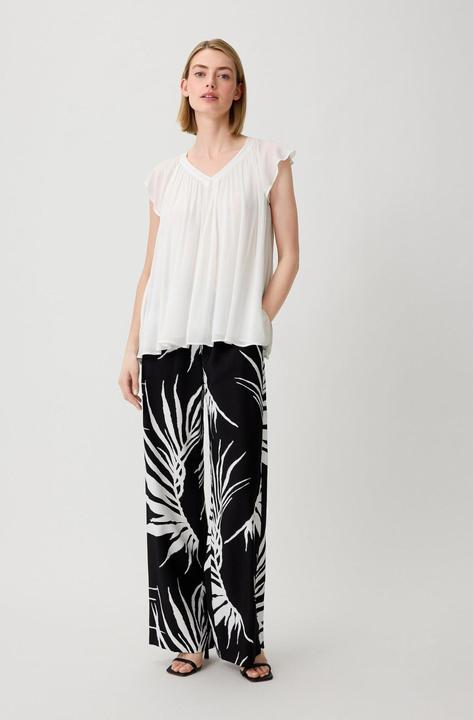 Immagine prodotto Comma Bluse Crêpe-Bluse mit Raffung (46)