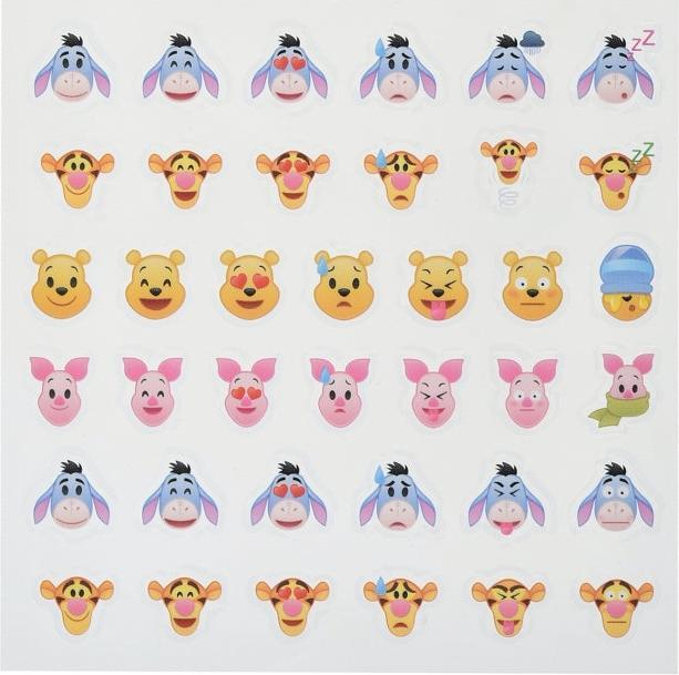 Actual product image Disney Villains sticker collection