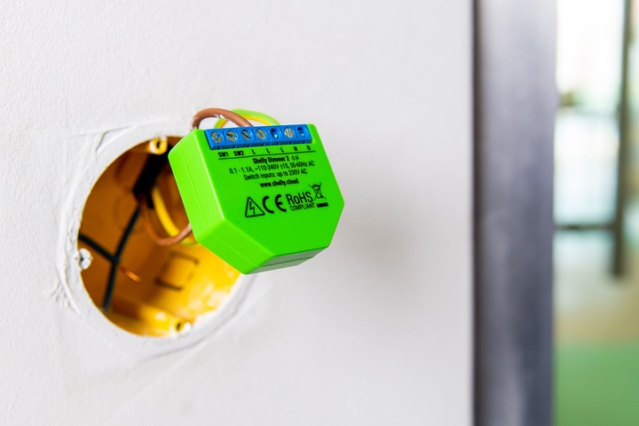 Actual product image Shelly Dimmer 2 (Dimming actuator)