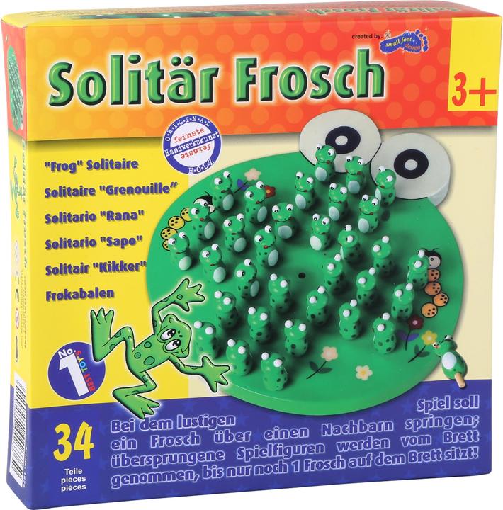 Actual product image small foot Solitaire frog (German, French, Italian, English)