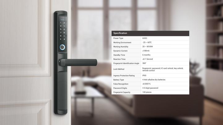 Immagine prodotto Akuvox Serratura intelligente Akubela ZigBee (F2)
