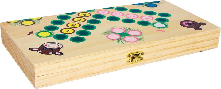 Actual product image small foot Ludo farm animals (English, French, German, Italian, 2 - 4 Players)