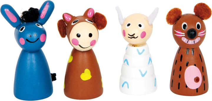 Actual product image small foot Ludo farm animals (English, French, German, Italian, 2 - 4 Players)