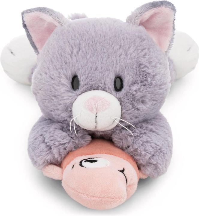 Image du produit NICI Chat couché & poisson (15 cm)