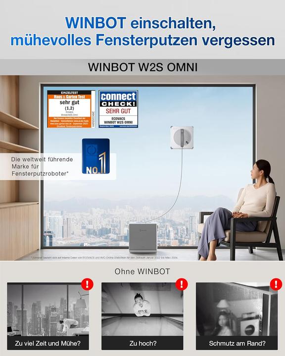 Produktbild Ecovacs WINBOT W2S Omni Set