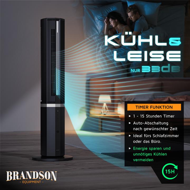 Produktbild Brandson Turmventilator mit Wasserkühlung (53.50 dB)