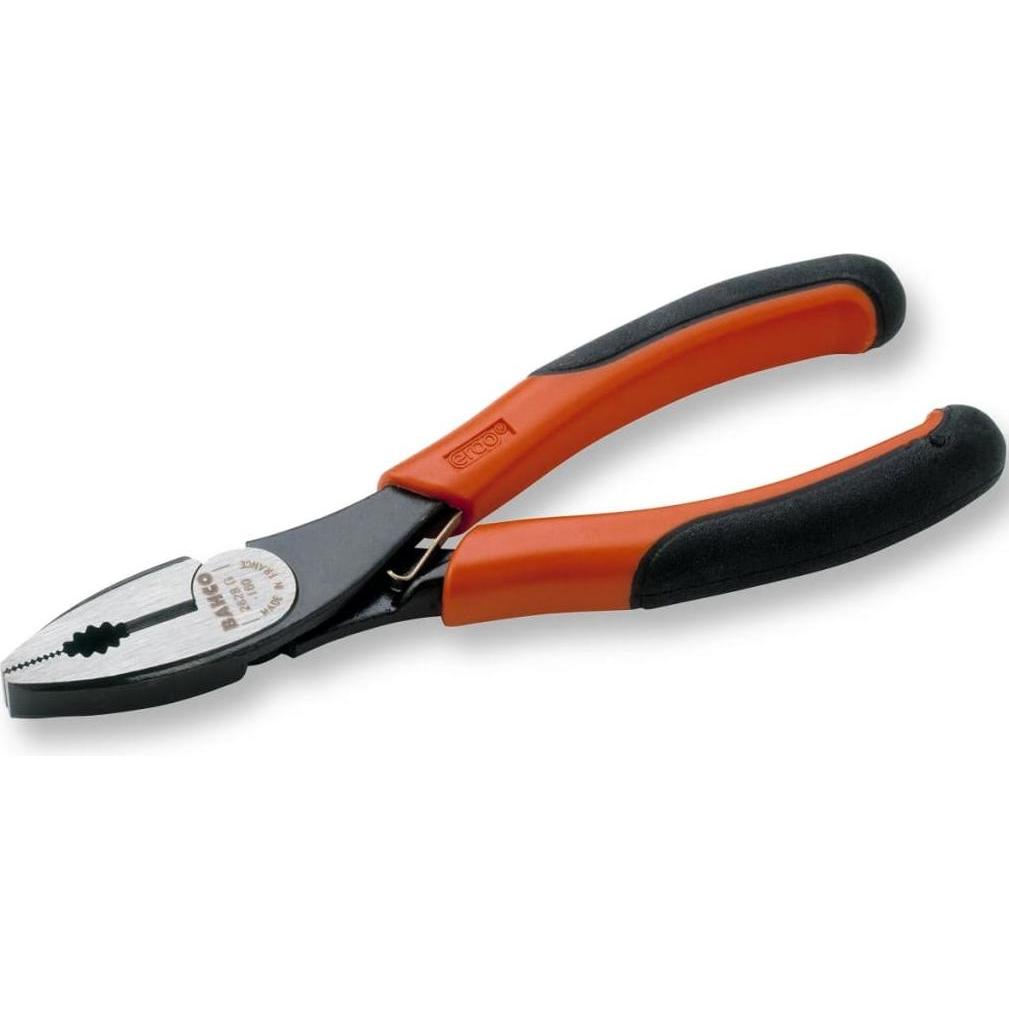 Bahco, Zange, ERGO Kombizange mit Öffnungsfeder, Zwei-Komponenten-Griff, phosphatiert(160 mm) (160 mm)
