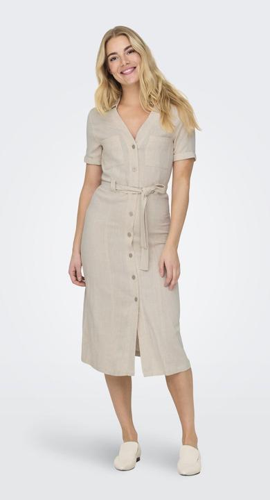 Image du produit Only Onlsiesta Ss Lin Bl Shirt Dress Pnt Noos (S)