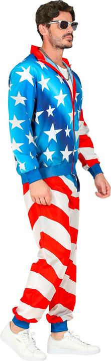 Produktbild Widmann U.S.A. PARTY FASHION TRAININGSANZUG (Oberteil, Hose), XL (One Size)