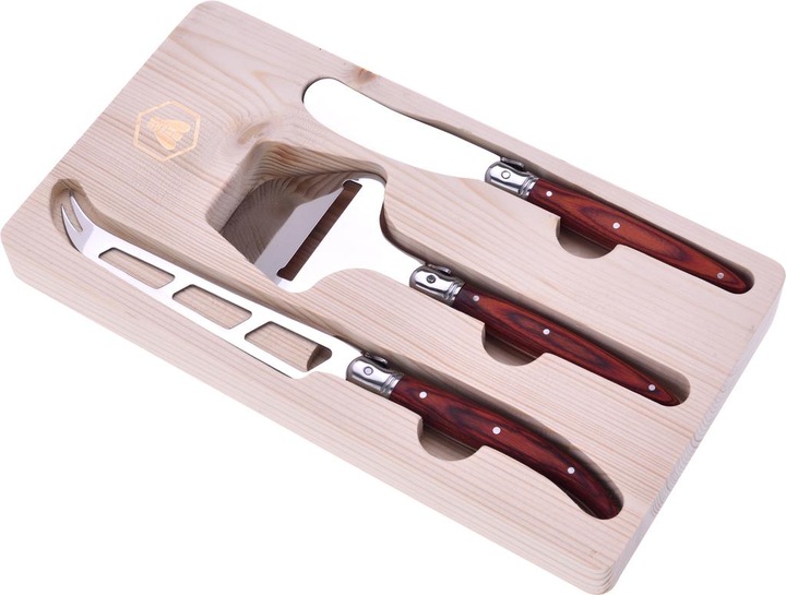 Produktbild Laguiole Cheese Set Pakkawood Wood