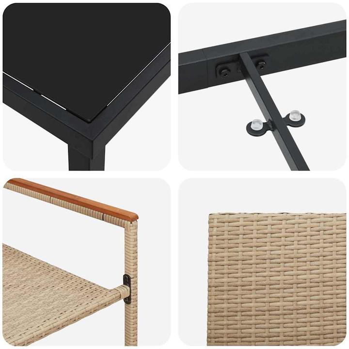 Actual product image vidaXL Garden dining set (80 cm)