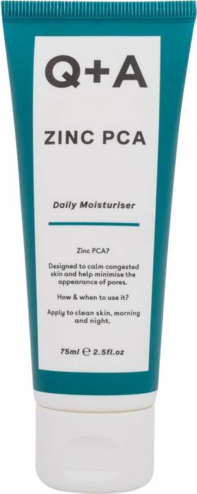 Label énergétique Q+A Hydratant quotidien au zinc PCA (75 ml, Crème de jour)