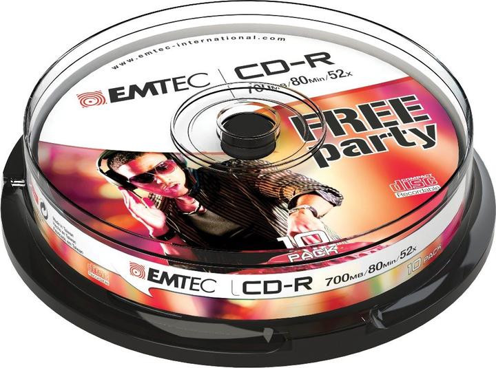 Actual product image Emtec Classic 10 x CD-R (10x)