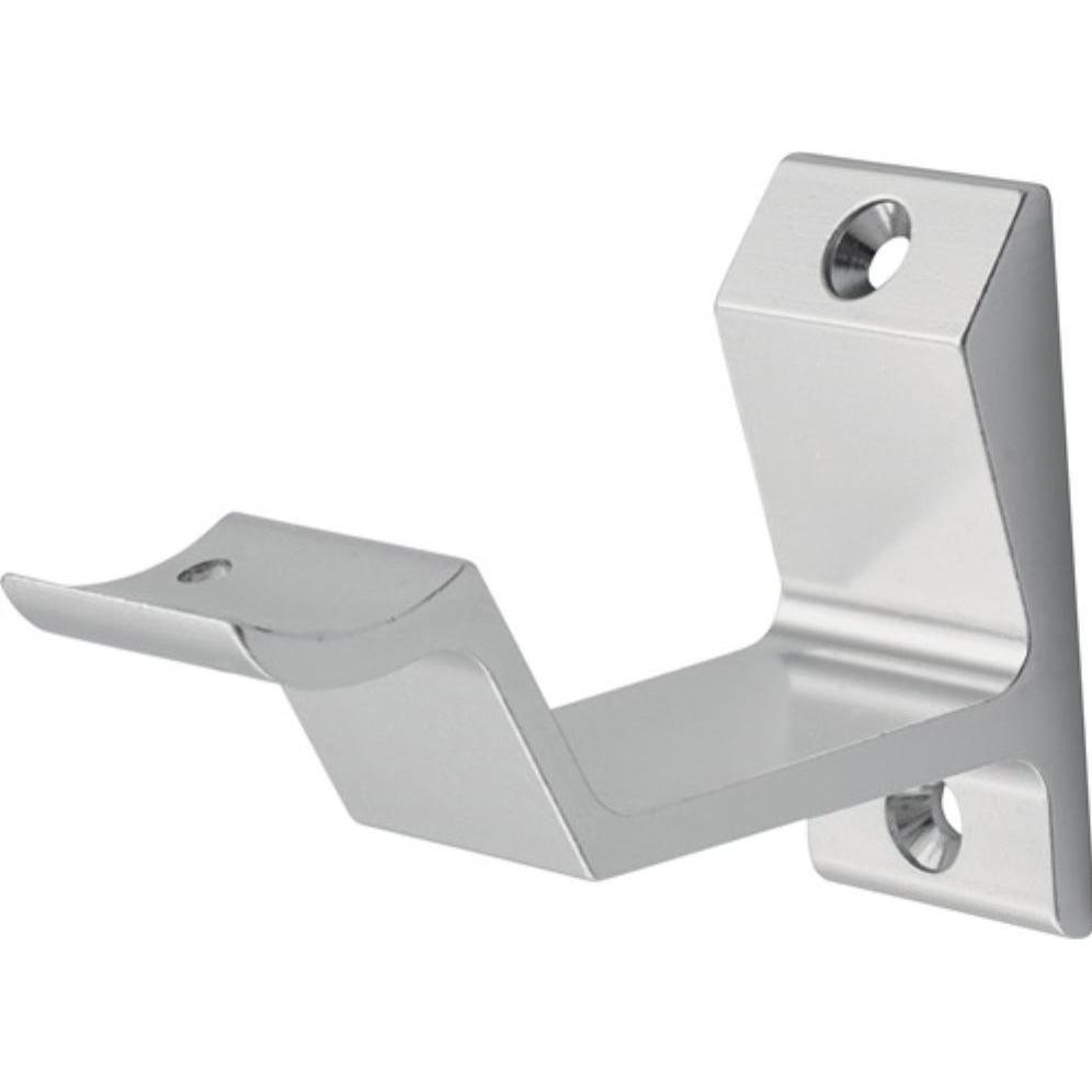 Hermeta, Türbeschlag + Scharnier, Handlaufträger 3542 Aluminium silberfarbig eloxiert gewölbte Auflage