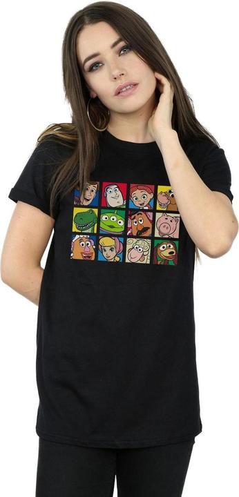 Immagine prodotto Disney Toy Story Character Squares Maglietta Ampia Donna (XXL)