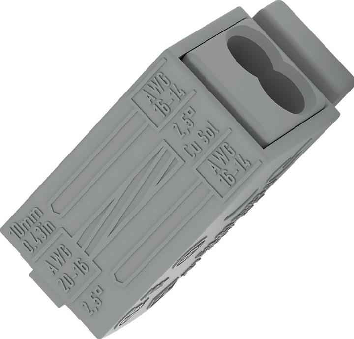 Actual product image Wago 2-in-1 Leuchtenklemme