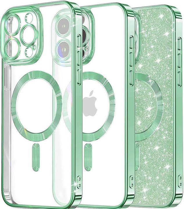 Produktbild Techsuit - Luxury Glitter MagSafe - iPhone 13 Pro Max - Light Green (Apple iPhone 13 Pro Max)