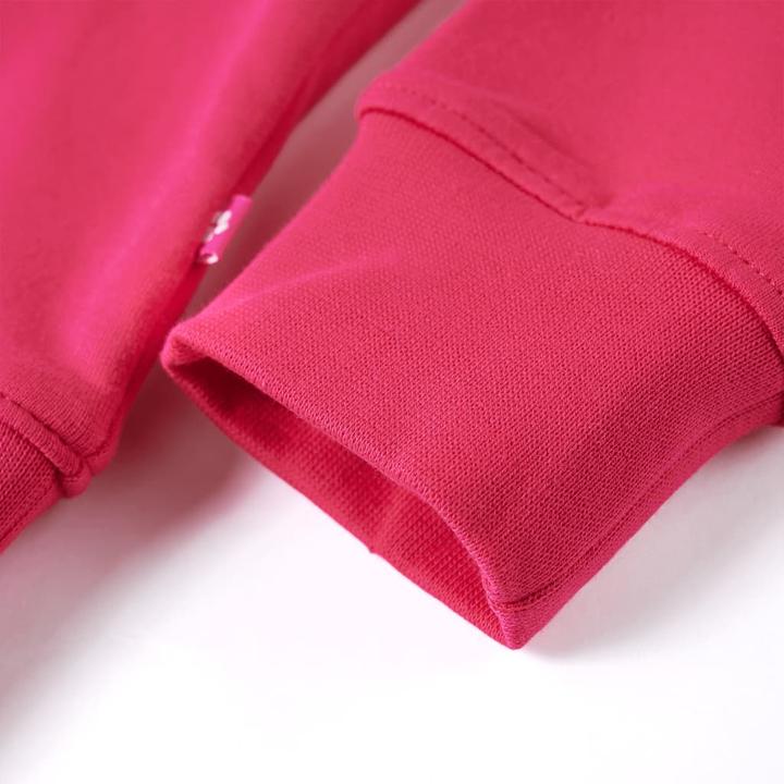 Immagine prodotto VidaXL Felpa da bambino rosa brillante 128,Materiale: 95 % cotone. 5 (128)