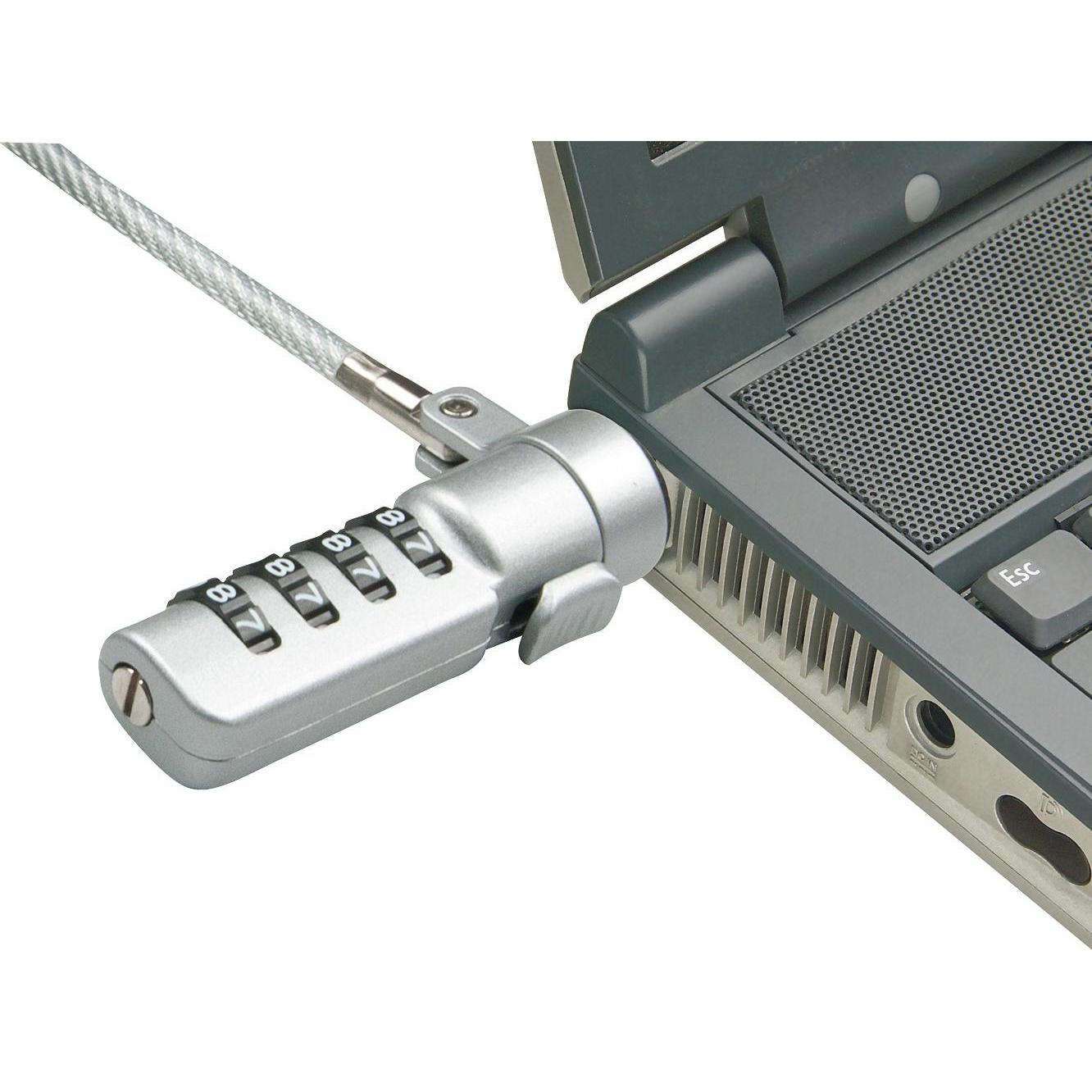 Thumbnail - Lindy Diebstahlsicherungs-Kabel, Notebook Security, Silber