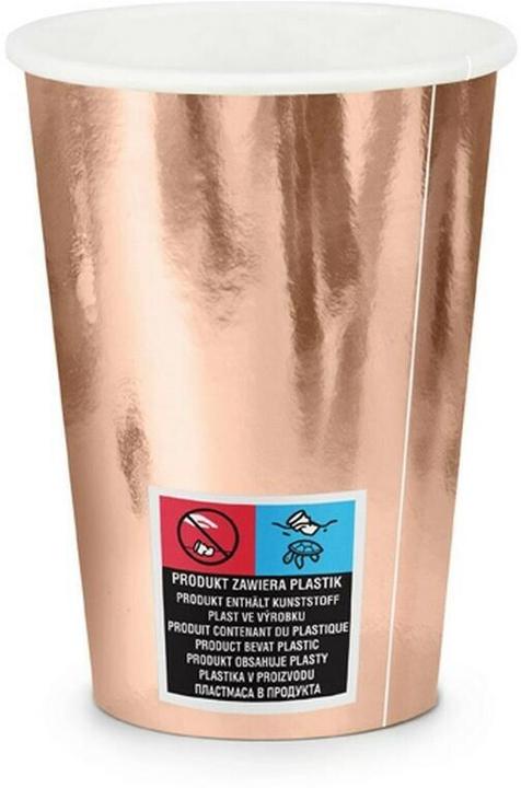 Image du produit Partydeco Gobelet Rose Or (6 x)
