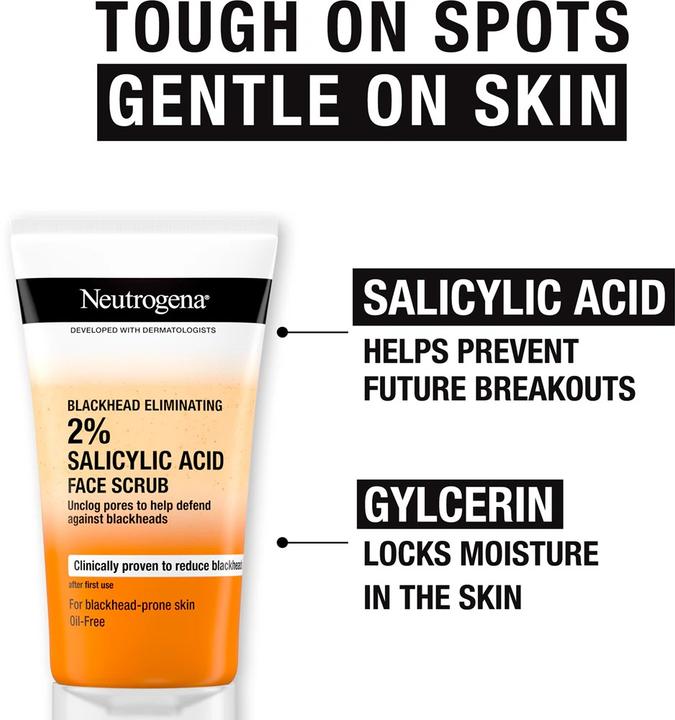 Actual product image Neutrogena Schwarzkopf, Peeling against Wągrom, 150 ml (Cleansing scrub, 150 ml)