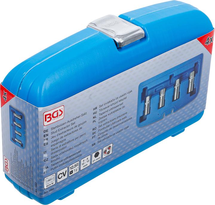 Actual product image BGS Stud Extractor Set 6 - 12 mm 4 pcs.
