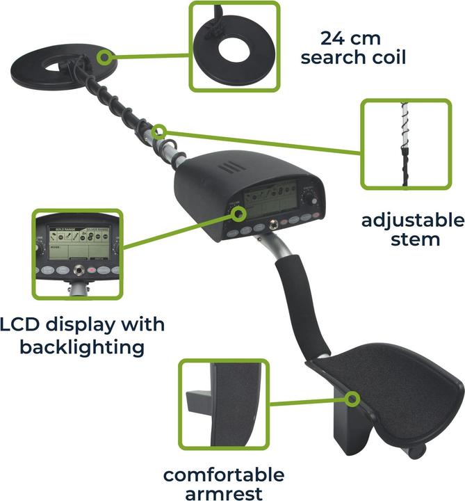 Actual product image Velleman Metal Detector - Premium - 25 cm Depth Sensitivity