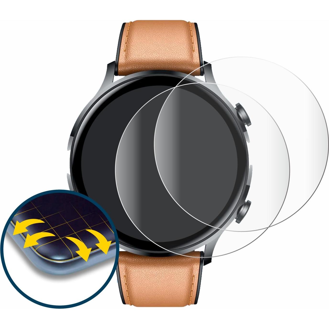 Thumbnail - BROTECT Full-Cover Displayschutz, Smartwatch Schutzfolie, Transparent