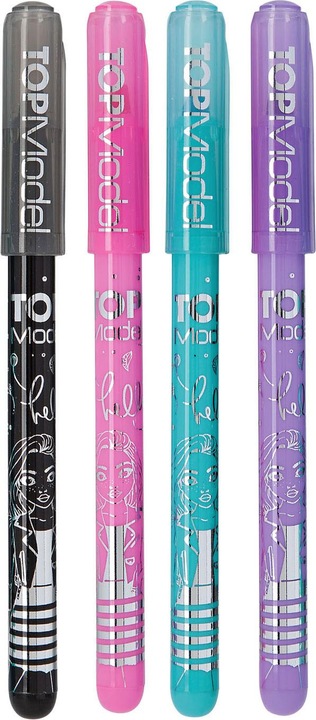 Produktbild Depesche Handlettering Set Top Model (Schwarz, Violett, Pink, Türkis, 4 x)