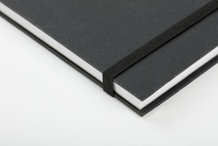 Produktbild Clairefontaine Doppelseitiges Layout-Skizzenbuch, 25 Blatt 11x22cm 220g - Schwarz (Kein Einband)