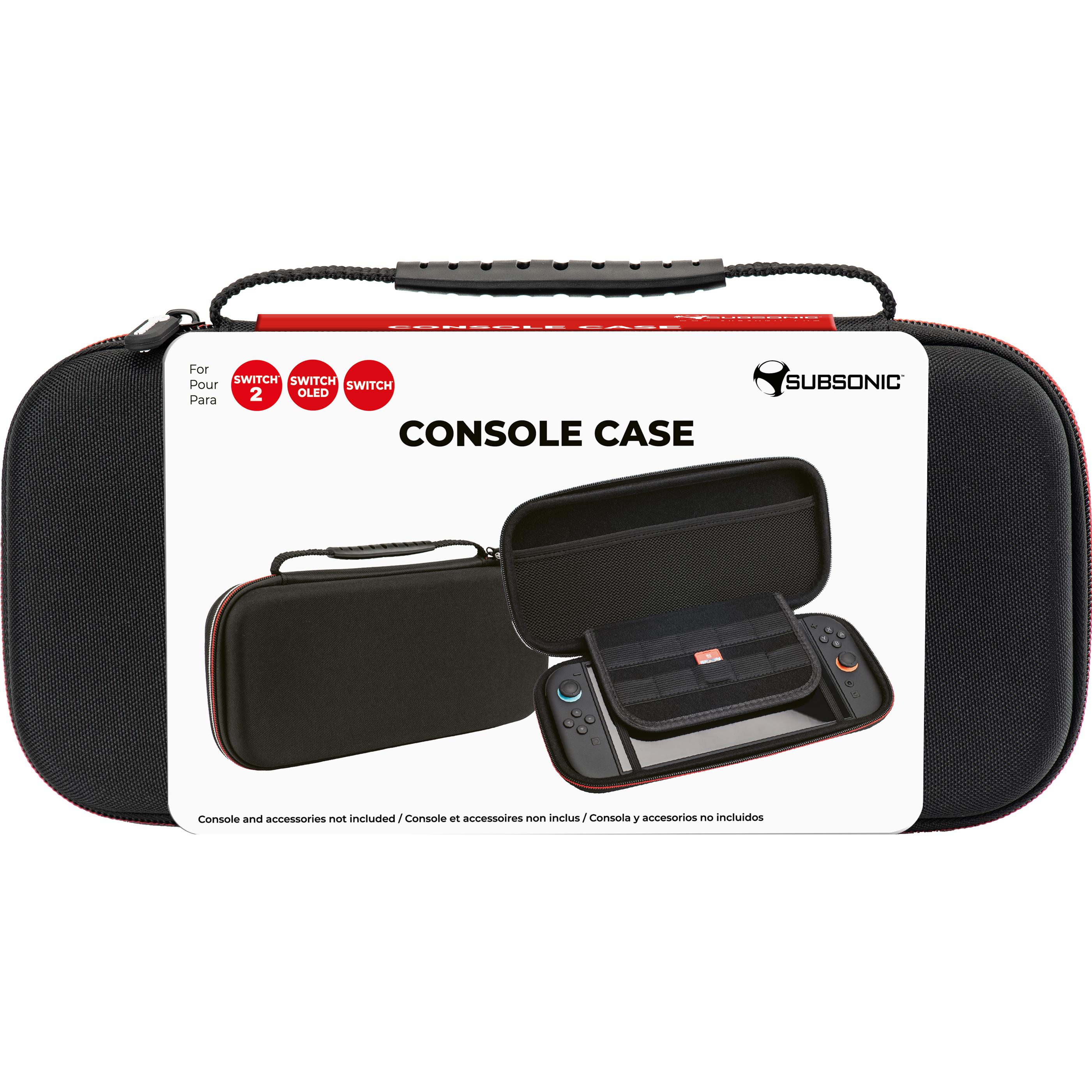 Magni Subsonic - Console Case (Switch, Switch 2, Switch OLED), Altri accessori gaming, Nero