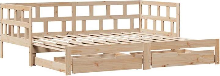 Actual product image vidaXL ausziehbares Tagesbett