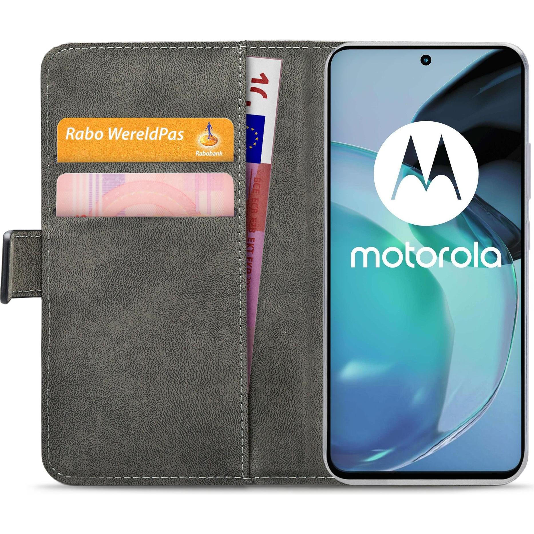 Mobilize Klassische Gelly-Geldbörse (Motorola Moto G72), Smartphone Hülle, Schwarz