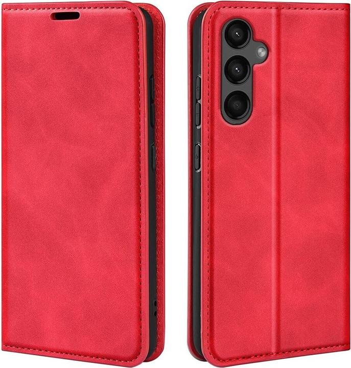 Cover-Discount Galaxy A15 - Stand Flip Case cover red (Samsung Galaxy A15)