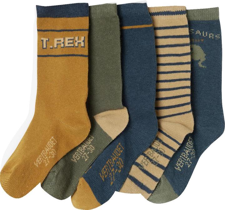 Produktbild Vertbaudet 5er-Pack Jungen Dino-Socken (5er Pack, 27, 30)