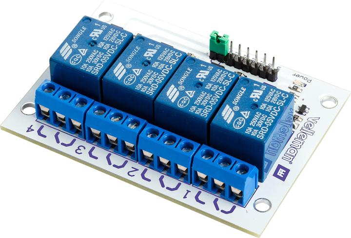 Immagine prodotto Whadda Modulo relè 4 canali