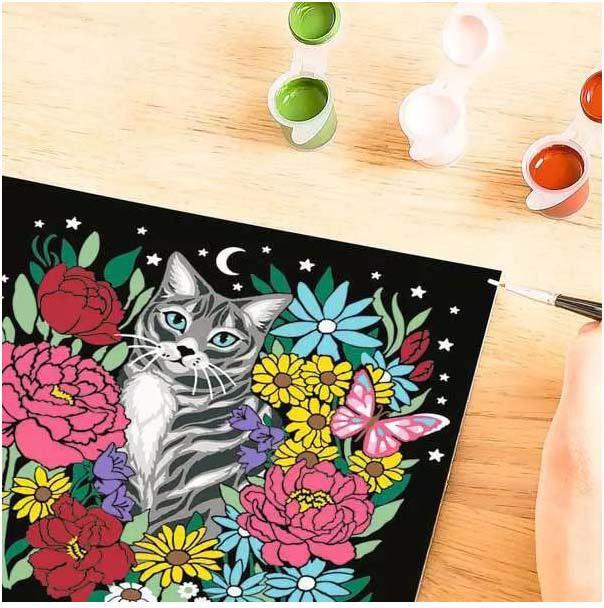 Actual product image Ravensburger CreArt Adults Trend - Pixie Cold: Katze