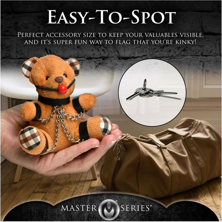 Produktbild Master Series Geknebelter Teddybär Schlüsselanhänger